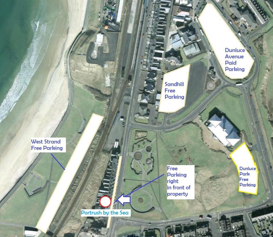 Ferienwohnung 6 Dunluce Park - Portrush By The Sea Exterior foto